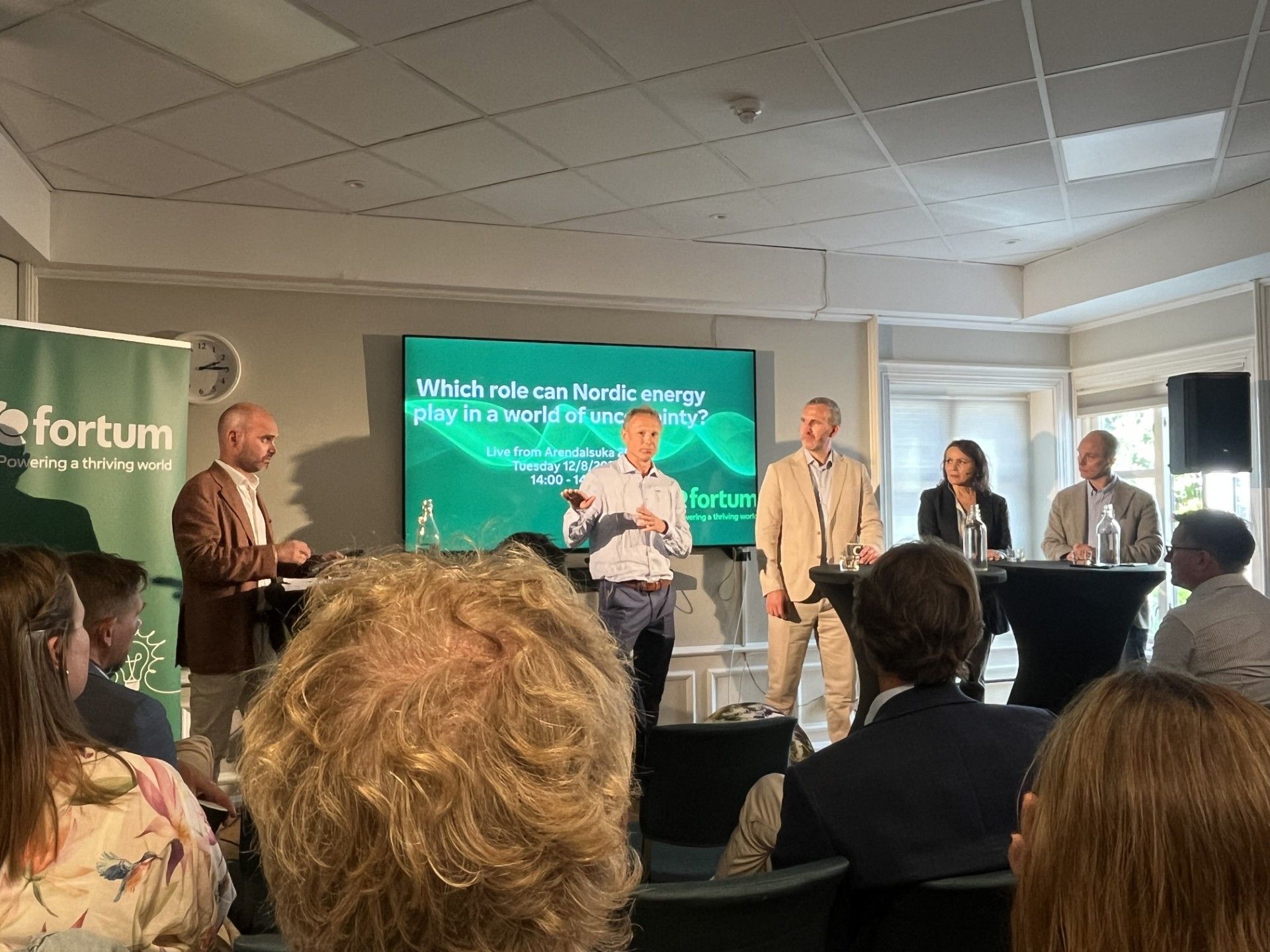 Fortums arrangement på Arendalsuka 2025