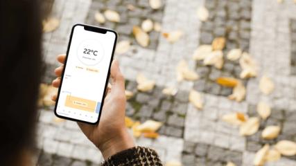 smart varmestyring på strøm app